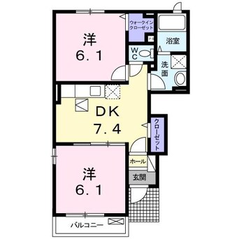 間取図 パストラルレジデンスＢ