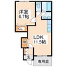 ONCIDIUM 1LDKの間取り