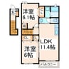 プログレス1 2LDKの間取り