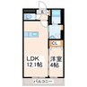 グリフィンドール 1LDKの間取り