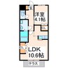 ＡｒｔＭａｉｓｏｎ松原 1LDKの間取り