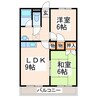 アーバンＵ 2LDKの間取り