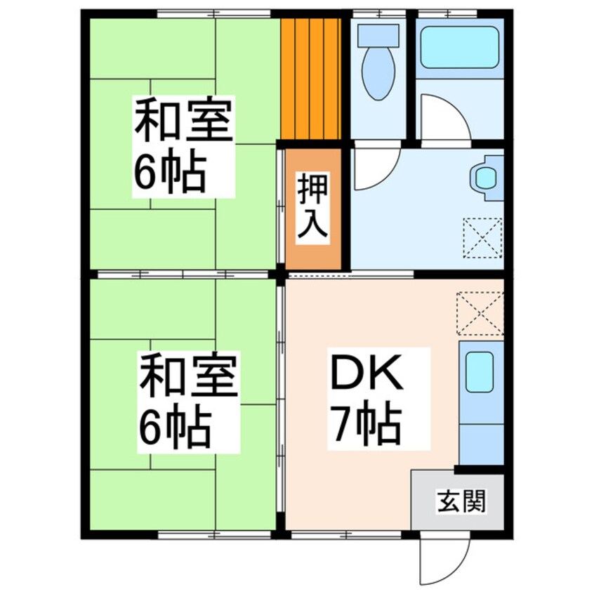 間取図 築籠ハイツ