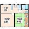 榎嶋アパート 3Kの間取り