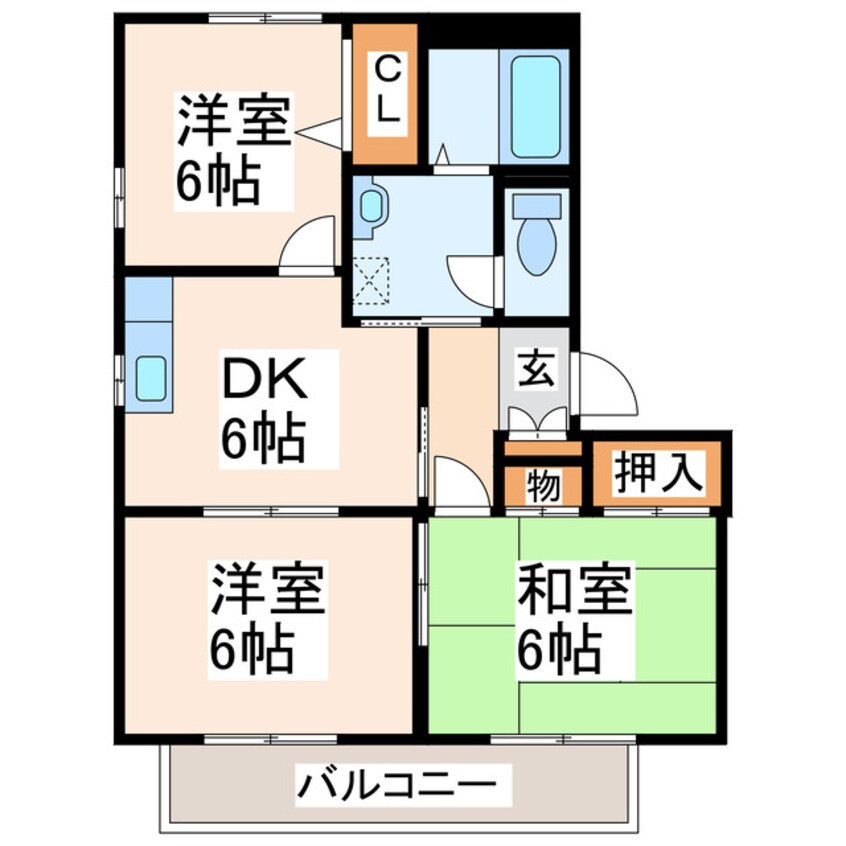 間取図 緒方アパハウス