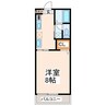 サンライフシティ 1Kの間取り