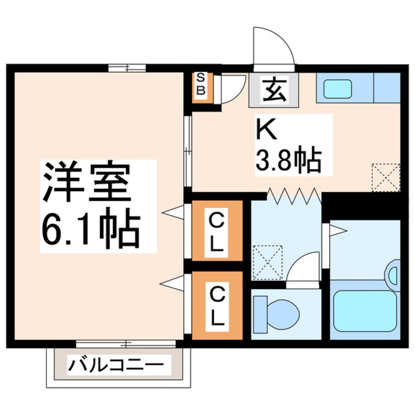 間取図 ディアス新町