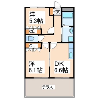 間取図 エスポワール・Ｍ