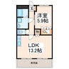 エスポワール・Ｍ 1LDKの間取り