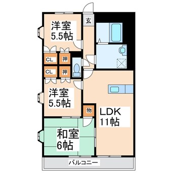 間取図 シティライフ宇土