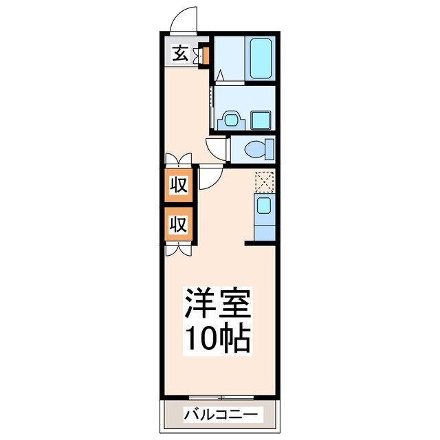 間取り図 シングルハウスF