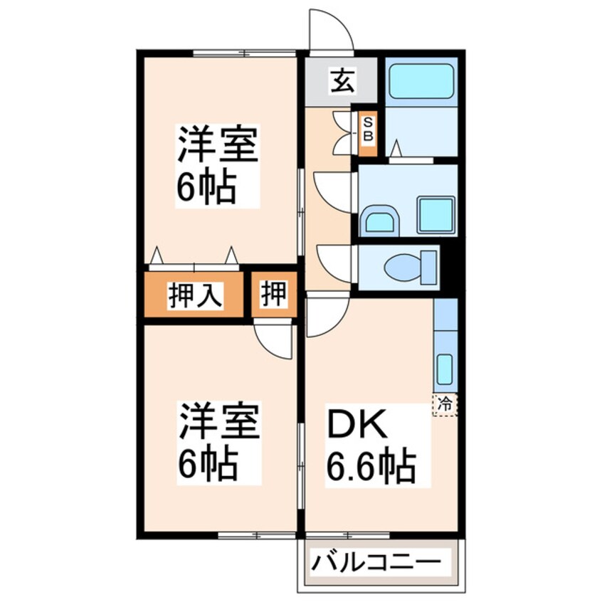 間取図 サンモール愛花