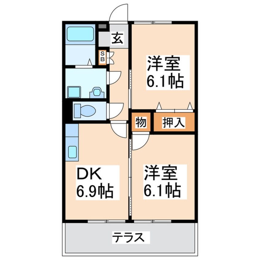 間取図 セピアコートⅡ