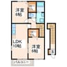 エクセルハウス 2LDKの間取り