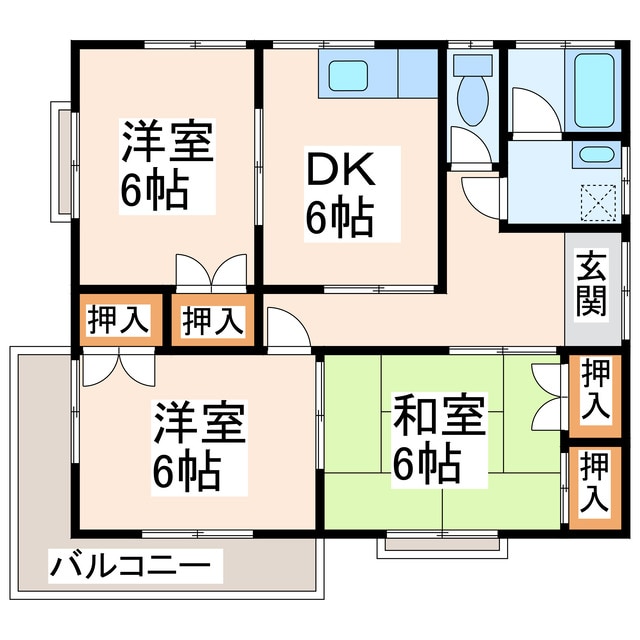 間取り図 古城パル