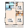 ボナールマンション 2LDKの間取り