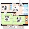 宮原ビル 3DKの間取り