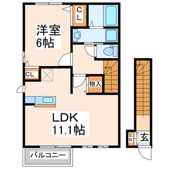 間取図 サンリットＳ・Ｎ　Ａ
