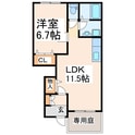 レアルＡの間取図