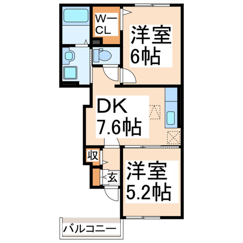 間取図 ブローテⅠ