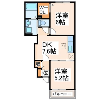 間取図 ブローテⅠ