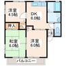 シティパレス８番館 3DKの間取り