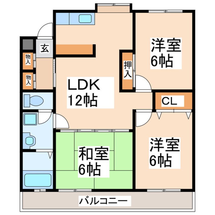 間取図 ファミール城南