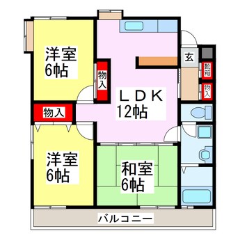 間取図 ファミール城南