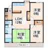 ファミール城南 3LDKの間取り