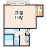 ｆ 1Kの間取り