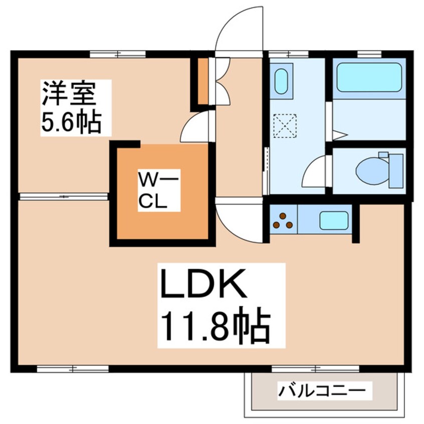 間取図 メゾン古城A