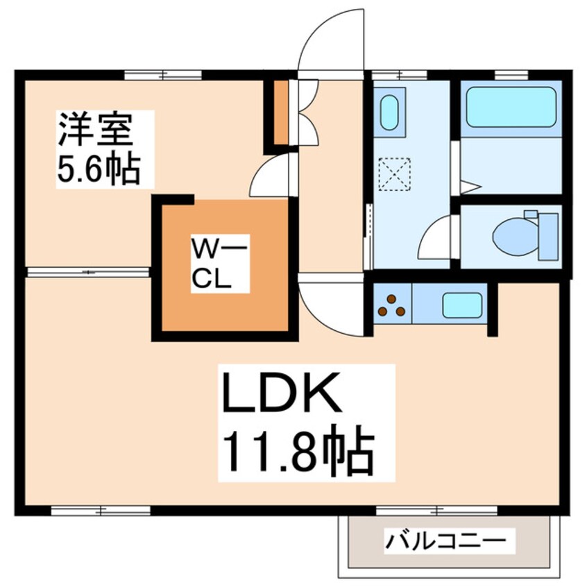 間取図 メゾン古城A