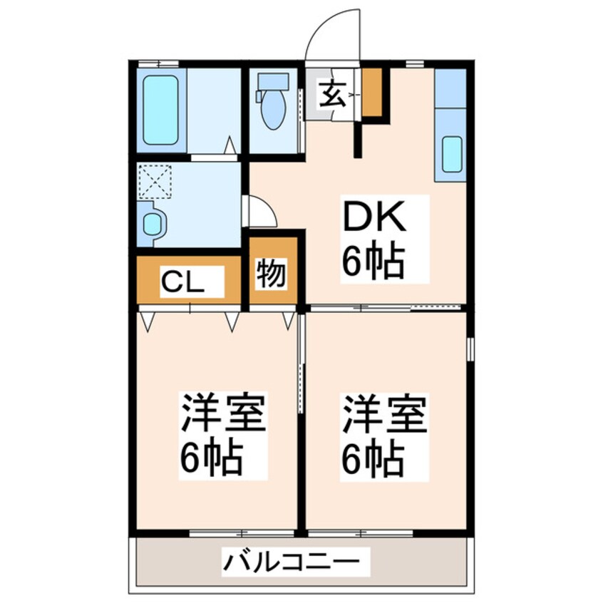 間取図 チェルシーコートⅠ