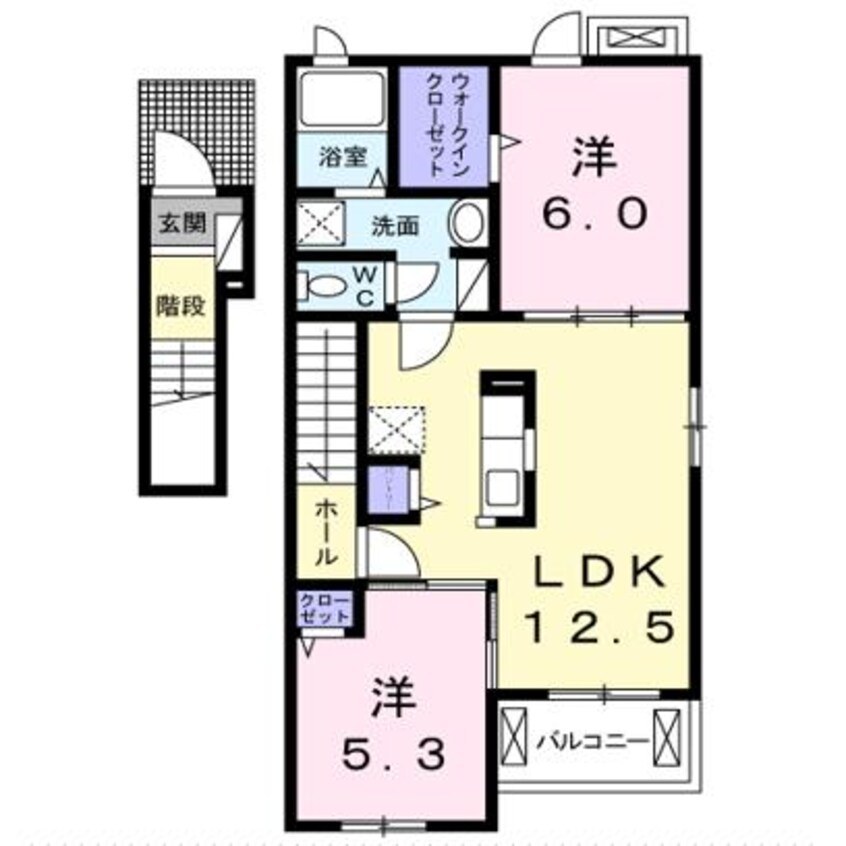 間取図 シームリーレジデンスB