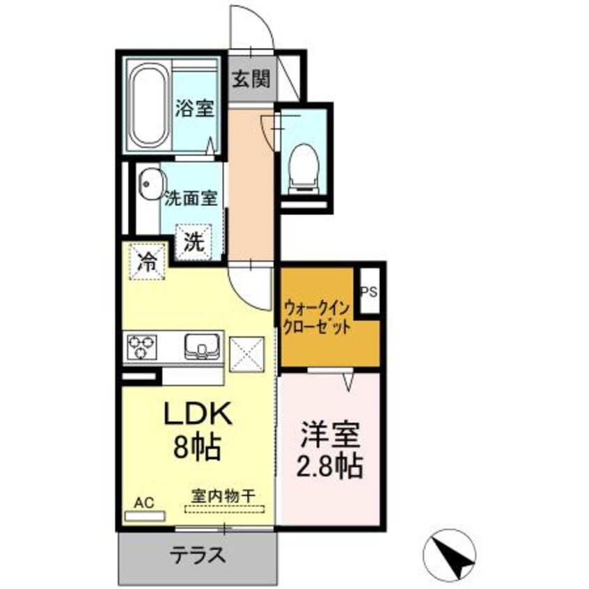 間取図 ブランピエール　サカエ