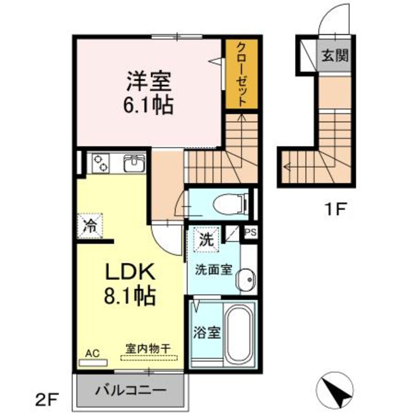 間取図 ブランピエール　サカエ