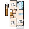 ユーピテル 2LDKの間取り