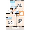 アークウィルⅡ 2LDKの間取り