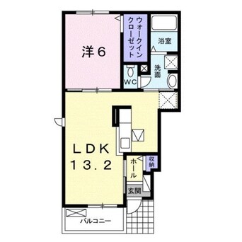 間取図 鹿児島本線/松橋駅 徒歩26分 1階 築5年