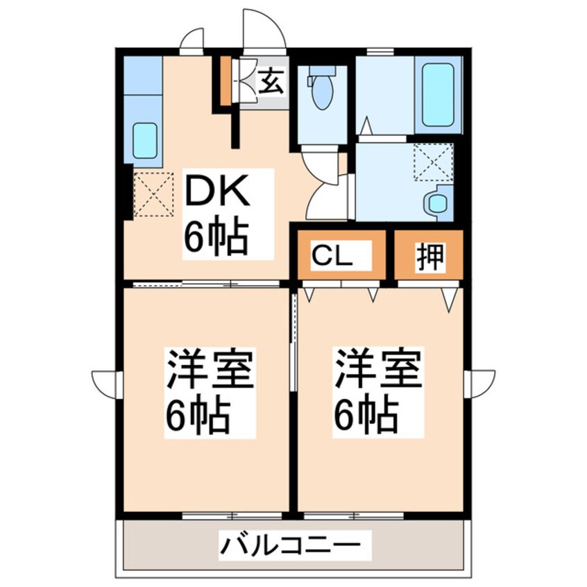 間取図 キャピタルコートⅠ