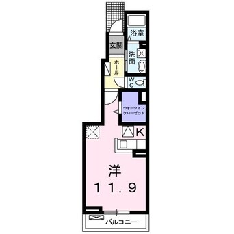 間取図 鹿児島本線/松橋駅 徒歩9分 1階 築4年