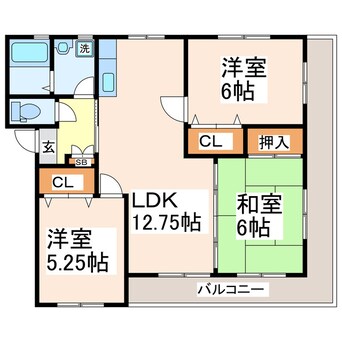 間取図 宇土スカイマンションB