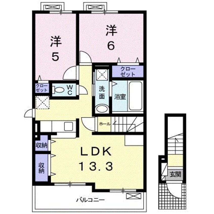 間取図 リクウェル　ポンテⅠ