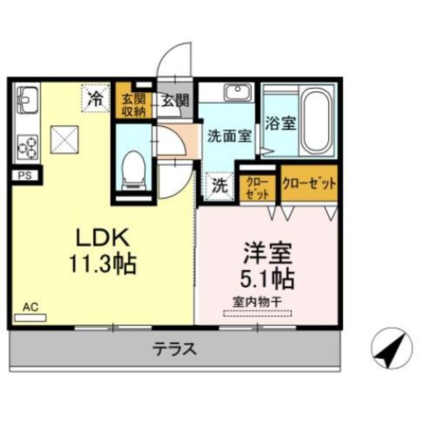 間取図 エスポワール松橋