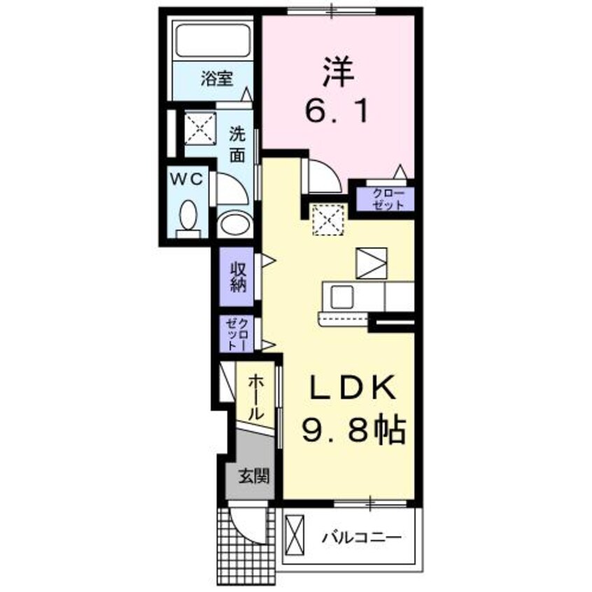 間取図 エミネンスヴィラ　Ⅱ