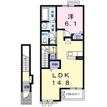 間取図 エミネンスヴィラ　Ⅱ