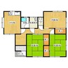 久山貸家 3DKの間取り