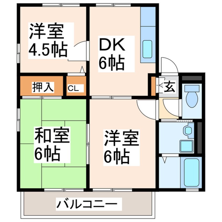 間取図 ガーデンハイツⅡ