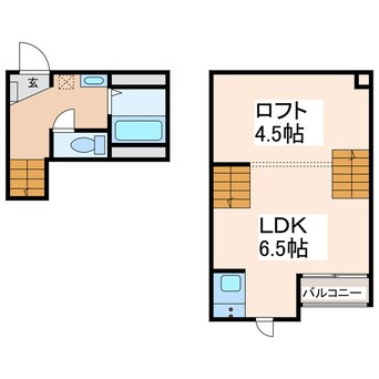 間取図 鹿児島本線/松橋駅 徒歩31分 1階 築3年