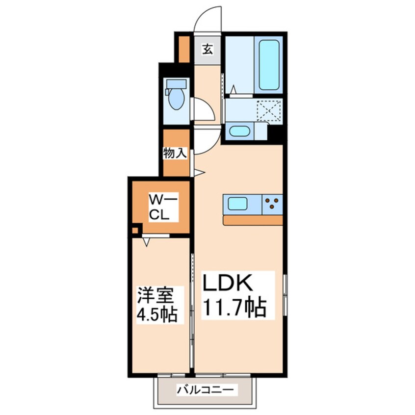 間取図 パーシモンハイツ